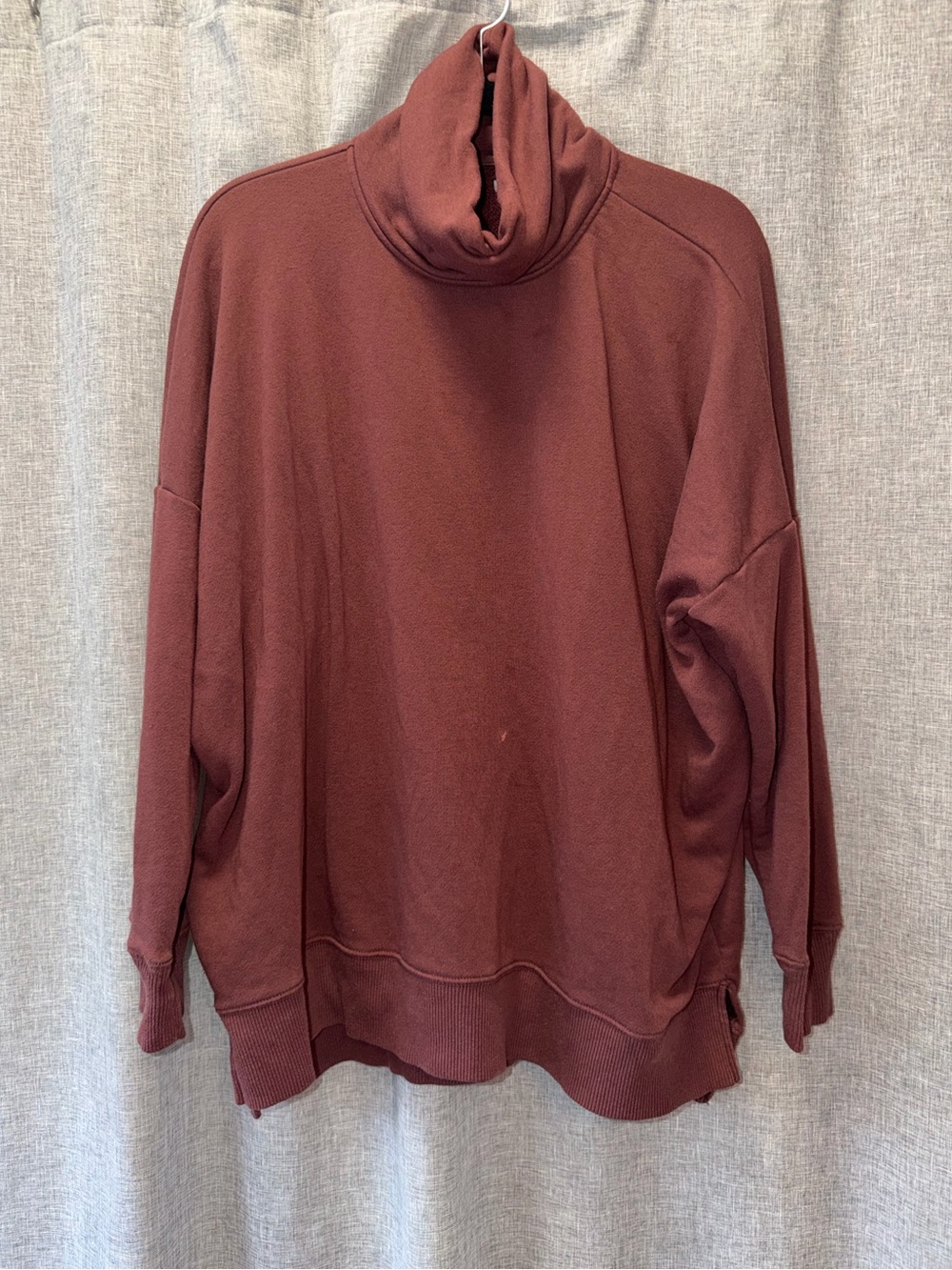 aerie women's Turtleneck Sweater in Rust Medium